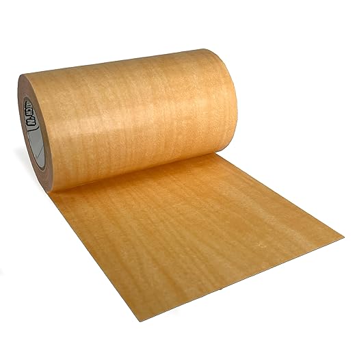 MATCH 'N PATCH Project+ Wood Grain Repair Tape - Honey Maple, 4.5 in x 30 ft (1-Pack) – Wood Grain Colored Duct Tape for Mirror Frame, Trim, Borders, Floor and Other Furniture, Scratch Repair Kit