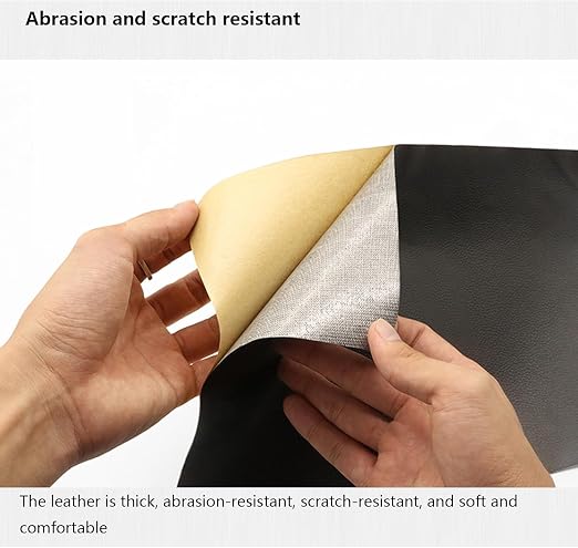 BetterJonny Leather Repair Patch, 11.8x54inch Self-Adhesive Couch Patch, Large Leather Repair Tape for Couches, Furniture, Car Seats, Cabinets, Office Chairs, Handbags