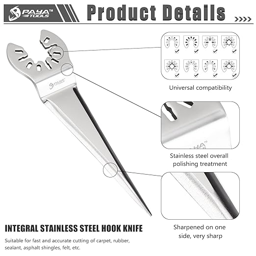 Pneumatic Air Windshield Knife Air Windshield Remover Sealant Cutter Blade for Auto Glass Glue Window Seal Cutter Car Windshield Windscreen Removal Tool (2-Pack)