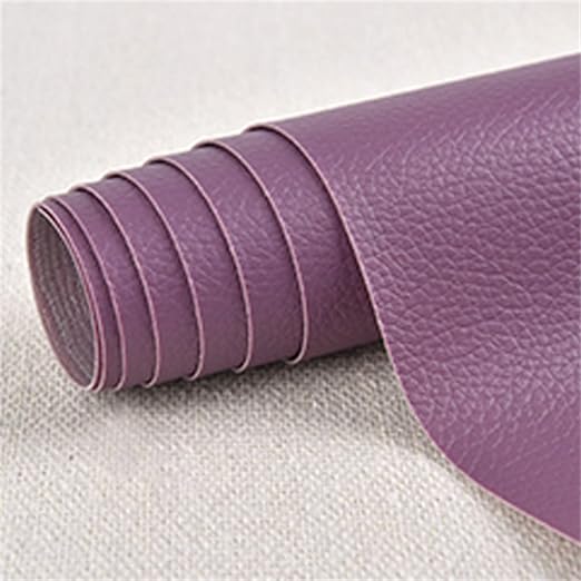 Leather Repair Patch for Couches 25 x 60 cm 1 Roll Large Self-Adhesive refinisher cuttable reupholster Tape Patches kit for Couch Car Seats Furniture Sofa Vinyl Chairs Shoes Fabric Fixlilac