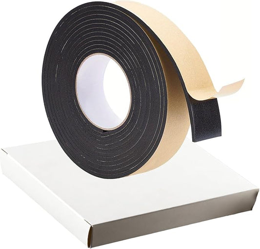 Pipe Insulation Foam Tape, 2 inch x 33 Ft Self Adhesive Insulation Wrap | Foam Pipe Insulation for Hot or Cold Water Pipes, HVAC, AC Line,Winter Freeze Protection, Weather Stripping Tape