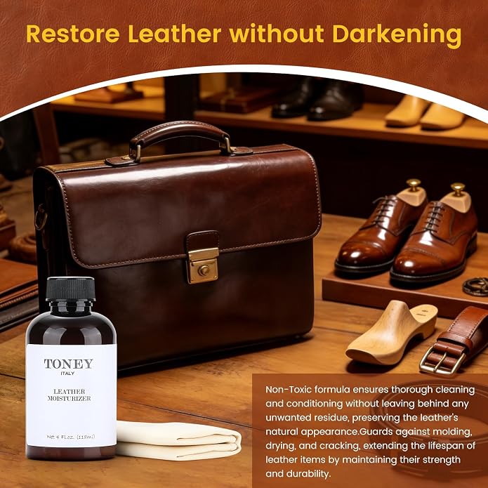 Leather Cleaner & Conditioner Kit,Leather Cleaner,Leather Conditioner,Leather Purse Cleaner & Conditioner Kit,Car Interior Care,Restore Couches,Car Seats & Interior, Jackets, Shoes,Bags for Any Color