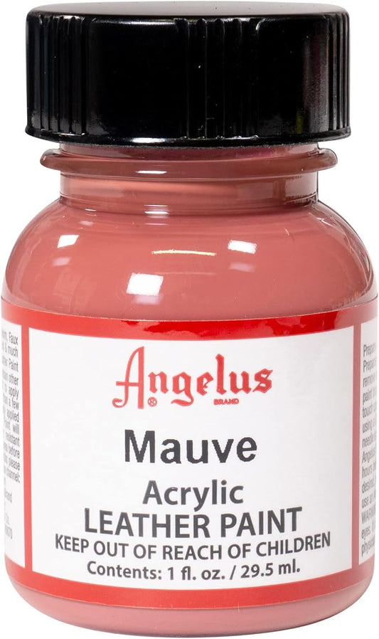 Angelus Acrylic Leather Paint, 1 oz, Mauve