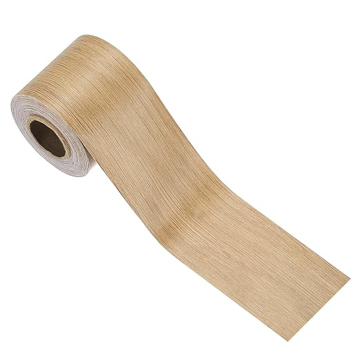 PATIKIL Wood Grain Tape 2" x 32 ft, Self-Adhesive Wood Texture Repair Tape Realistic Wooden Effect Patch for Furniture Cabinets Floor Walls, Birch
