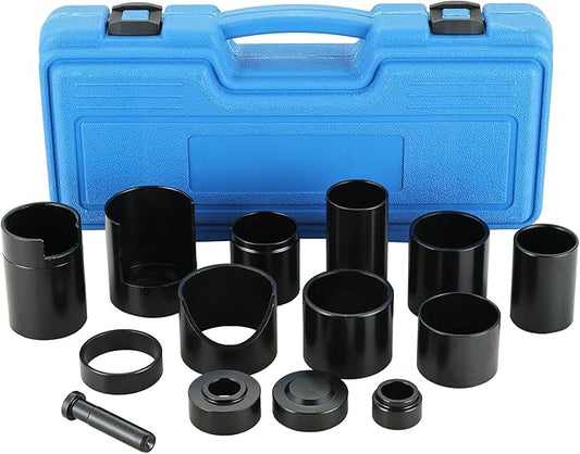 NYXOVA 14 Piece Master Ball Joint Service Adapter Set, Compatible for Ball Joint Replacement and Repair - 2WD and 4WD Cars, Trucks and SUVs