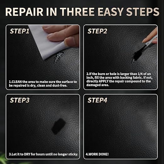 2026 New Advanced Leather Repair Gel, Professional Multi-Color Vinyl Repair Cream Kit, Multipurpose Restoration Set for Car Interior, Couches, Leather Jackets (Coffee)
