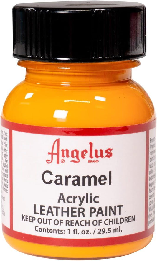 Angelus Acrylic Leather Paint, 1 oz, Caramel