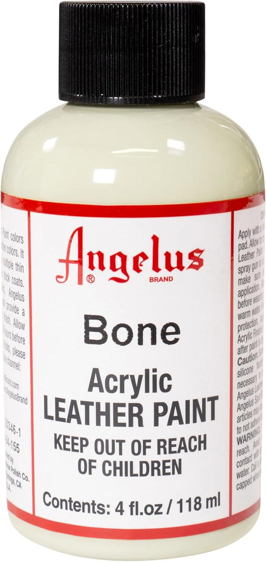 Angelus Acrylic Leather Paint, 4 oz., Bone