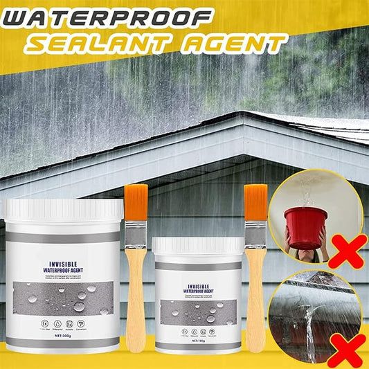 Instarepair Waterproof Anti-Leakage Agent, Waterproof Agent Toilet Anti-Leak Spray Glue Germplasm, Bathroom Waterproof Coating Leak Repair for Wall Roof Roofing (100g)