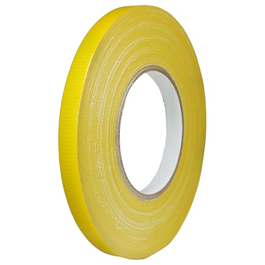 GGR Supplies T.R.U. CDT-36 Industrial Grade Duct Tape. Waterproof and UV Resistant. Multiple Colors Available. 60 Yards. (Yellow, 1/2 in.)