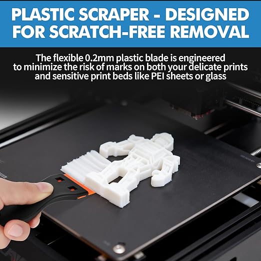 35Pcs 3D Printer Tool Kit Compatible with Bambu Lab A1 Mini - 4X Silicone Sock, 4X Nozzle Wiper, Clog Poke, Scraper, Flush Cutter & Tweezers for 3D Printer Maintenance, Cleaning & Removal