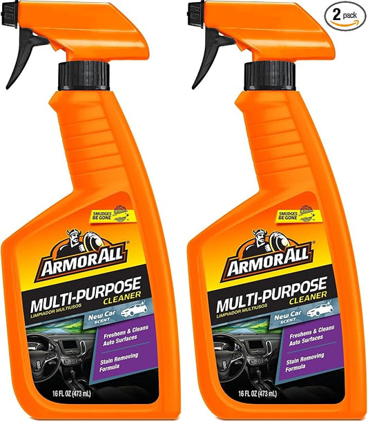 Armor All Multi Purpose Cleaner, Car Cleaner Spray for All Auto Surfaces, 16 Fl Oz (Pack of 2)