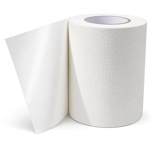 White Repair Tape - 8" x 30 Feet Tent Repair Tape RV Awning Strong Adhesive Waterproof Tarp Repair kit for Indoor/Outdoor Use, RV, Boat Etc.