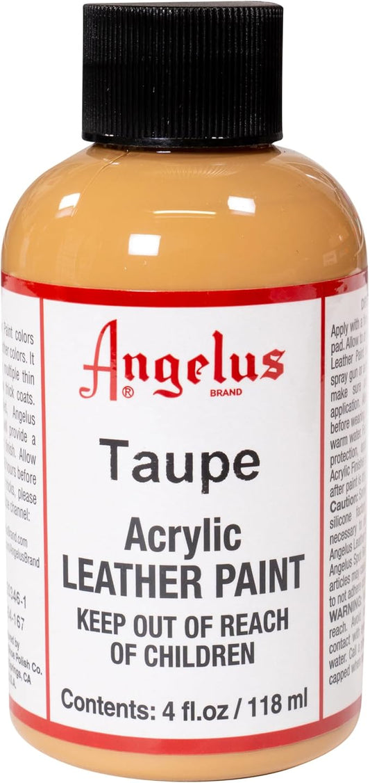 Angelus Acrylic Leather Paint, 4 Fl Oz (Pack of 1), Taupe