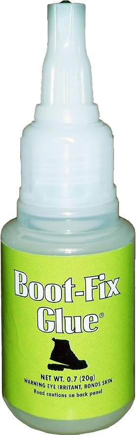 Shoe Glue – Professional Grade Shoe Repair Adhesive for Boots, Shoes, & More – Instant Bond, Clear Drying, Flexible, & Durable – Perfect for Leather, Rubber, & All Footwear (20g Tube)