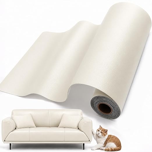 Self Adhesive Leather Repair Patch 24x54 Inch Sofa Car Seat Strong Adhesive | YAWQIRV Strong Self Adhesive Patch, Leather Repair Kit and Vinyl Repair Kit for Sofa, Waterproof, Scratch Fix, Durable, Beige