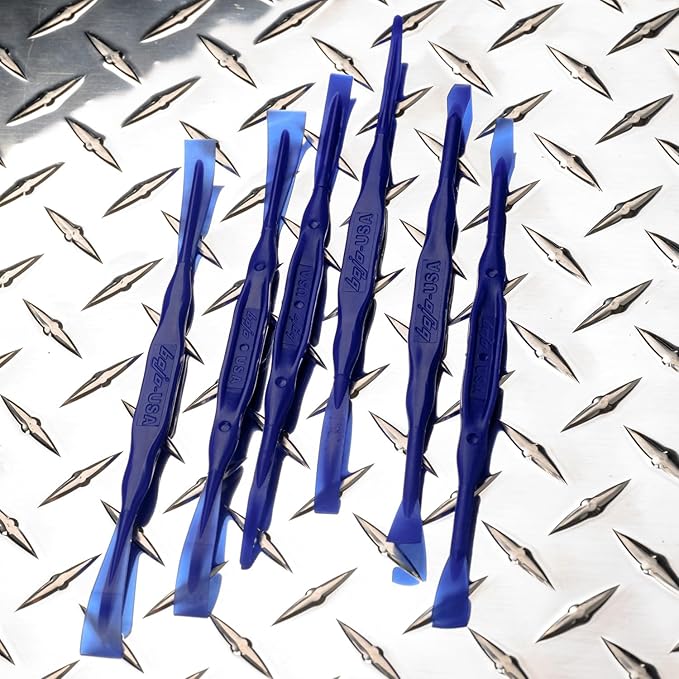 Bojo Tools - 3-Piece Plastic Sealant Smoothing Tool Kit in Pouch - Medium Duty 5-PACK