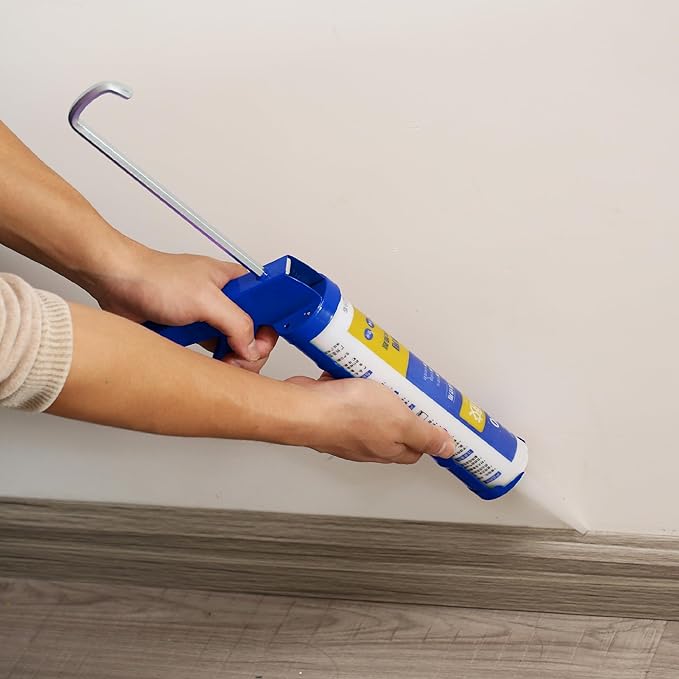 Bates- Caulking Silicone Gun, 10:1 Thrust Ratio, Hand Caulking Guns, No Drip