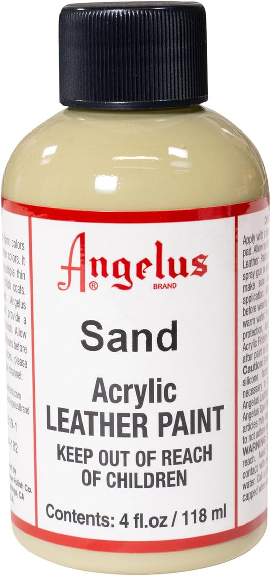 Angelus Acrylic Leather Paint, 4 Fl Oz (Pack of 1), Sand
