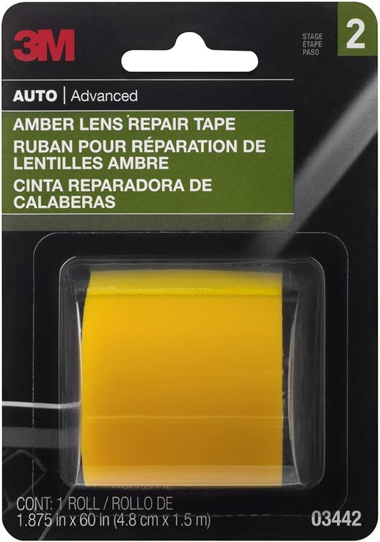 3M Amber Lens Repair Tape, 03442, 1.875 in x 60 in