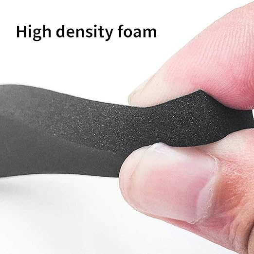 High Density Foam Tape - 1'' x 5/16'' x 13ft Weatherproof Adhesive Prevent Condensation Heat Resistant Flame Retardant Weather Stripping Easy to Cut & Install & Remove for Car Doors Pipes Windows