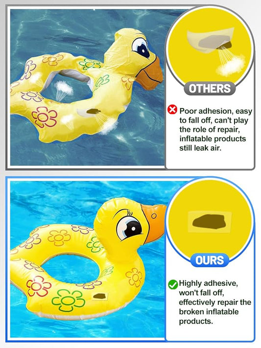 7ft x 3.2in Inflatable Patch Repair Kit, Strong Adhesive & Cuttable Waterproof TPU Pool Patch Repair Kit for Swimming Pool, Air Mattress, Bounce House, Swimming Ring, Inflatable Toys, Tent