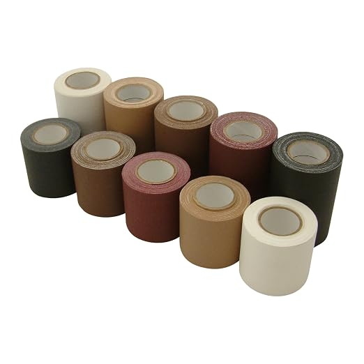 J.V. Converting JVCC Patch & Repair Tape for Leather and Vinyl Surfaces, 3 in. (72mm Actual) x 15 ft. (Dark Green)