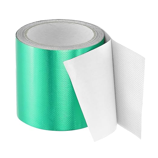 PATIKIL Awning Repair Tape 4" x 26ft Waterproof Canvas Tape High Adhesive Tear Repair Patch Kit for PVC Tarpaulin Tent Awning Fabric RV Sail Boat Cover, Green