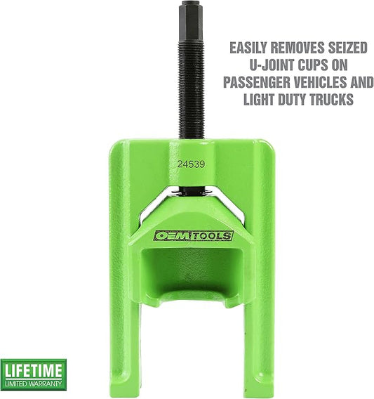 OEMTOOLS Light Duty U Joint Puller for Cars & Trucks - Class 1-3, U Joint Removal Tool for Drivelines, U Joint Press 1/2 in Drive Impact Compatible, 24539