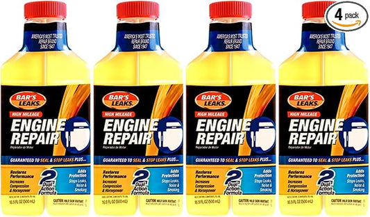 Bar's Leaks High Mileage Engine Repair-It, Pack of 4