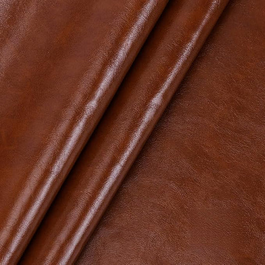 Leather Repair Patch Tape Kit,Self Adhesive Leather Repair Patch,Vinyl Repair Kit for Couches Boat Seats Furniture Cars Sofa Office Chair (Brown,19.69"×54.33")