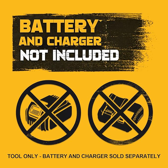 Cordless Oscillating Tool for Dewalt 20V Battery, 6 Variable Speed Brushless-Motor Tool, Oscillating Multi Tool Kit for Cutting Wood Drywall Nails Remove Grout & Sanding(Battery Not Included)