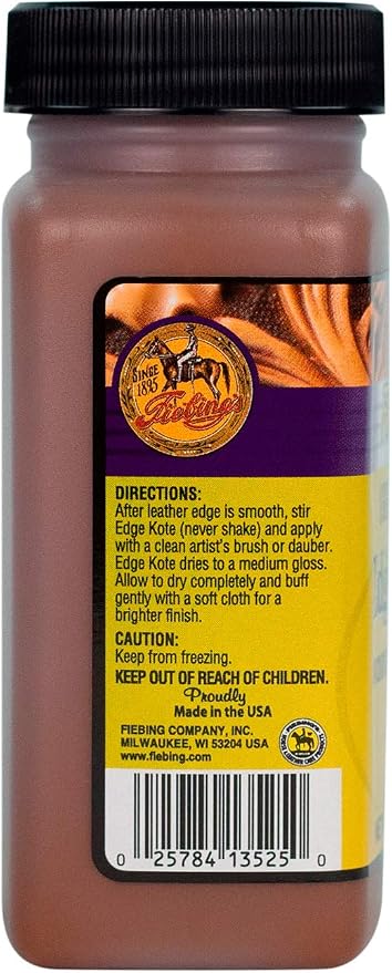 Edge Kote Edge Finisher 4 oz Bottle (Light Brown)