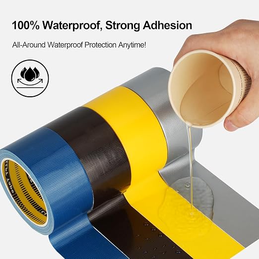 LLPT Rainbow Colored Duct Tape 12 Premium Pack 2" x 30 Ft Each | Assorted Colorful, RoHS, Weather Resistant, No Residue Hand Tearable for Moving Packing Color Coding Art Craft DIY Project