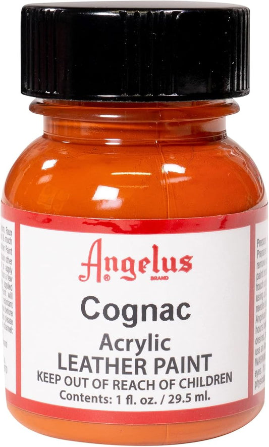 Angelus Acrylic Leather Paint, 1 Fl Oz (Pack of 1), Cognac
