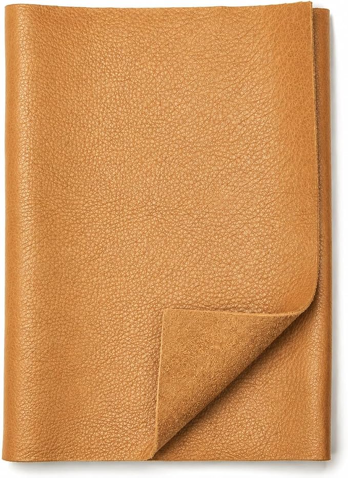 REED Leather HIDES - Cow Skins for Upholstery (100 Square Foot, Camel) | Arts and Crafts