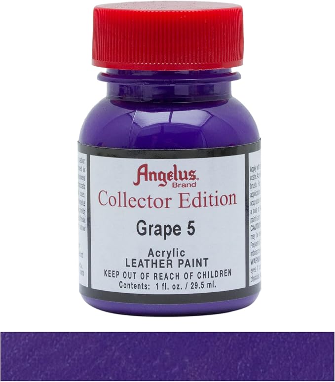 Angelus Collector Leather Paint 1 oz Grape 5