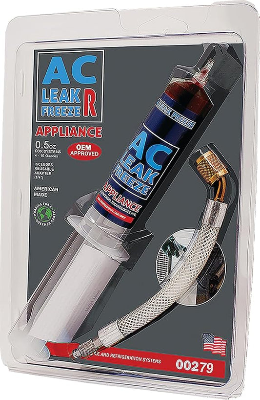 RectorSeal AC Leak Freeze with 1/4" Adapter 45302 Leak Sealant, Easy Application, HVAC, 0.5 oz.