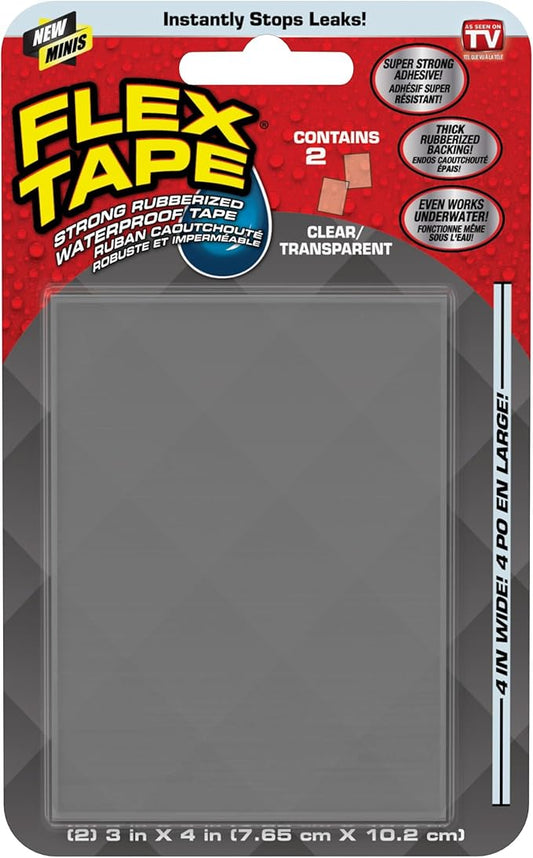 FLEX TAPE MINI CLR 2PK