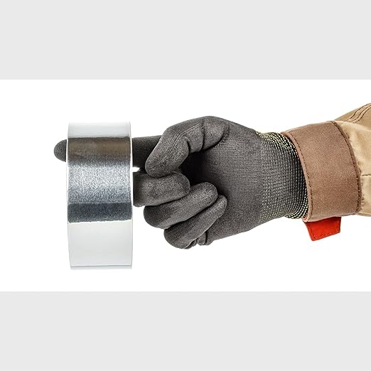 Lichamp HVAC Aluminum Foil Tape, Metal Insulation Tape for Ductwork, AC Air Conditioner Sealing, 2 inch x 70 Yards (210 feet), A201SL