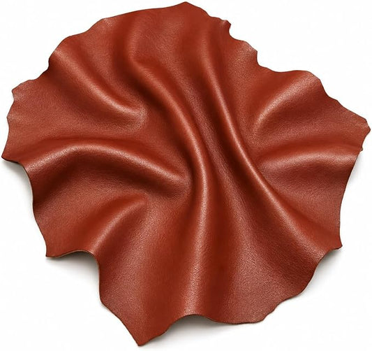 REED Leather HIDES - Cow Skins for Upholstery Crafts (10 Square Foot, Rust) | Arts and Crafts