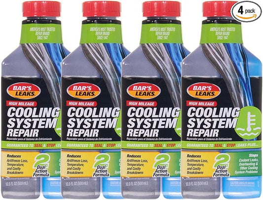 Bar's Leaks High Mileage Cooling System Repair - 16.9 oz. (Pack of 4),1150-4PK