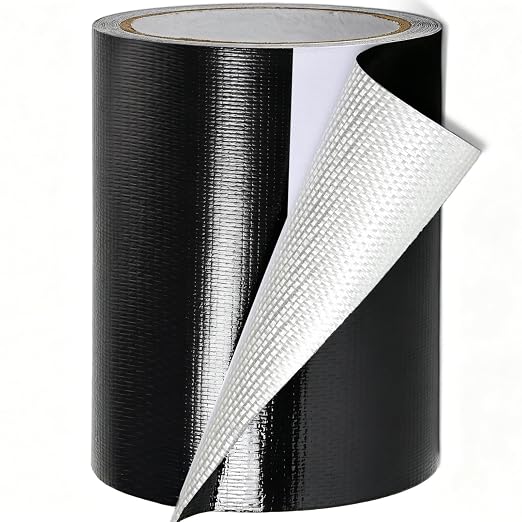 6 Inch x 50FT RV Underbelly Tape, Heavy Duty Waterproof Heat-Resistant | Outdoor Repair Patch for Awning, Tarp, Sail and Boat Cover, Permanent Seam Tape for RV Camper Mobile Home
