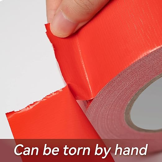 Reniteco Red Duct Tape- 2 inches x 10 Yards, Waterproof & All-Weather, No Residue, UV Resistant, Heavy Duty for Car, Home & Outdoor Repairs, 1 Roll
