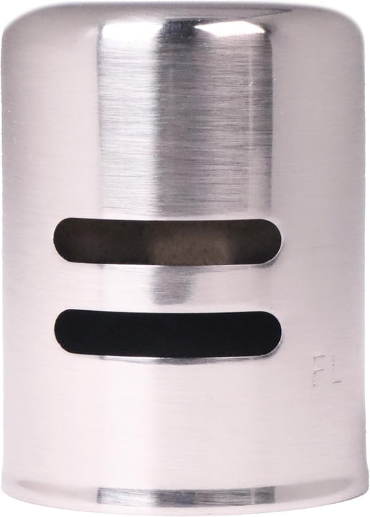 Westbrass D201-07 1-5/8" x 2-1/4" Soild Brass Air Gap Cap Only, Non-Skirted, Satin Nickel