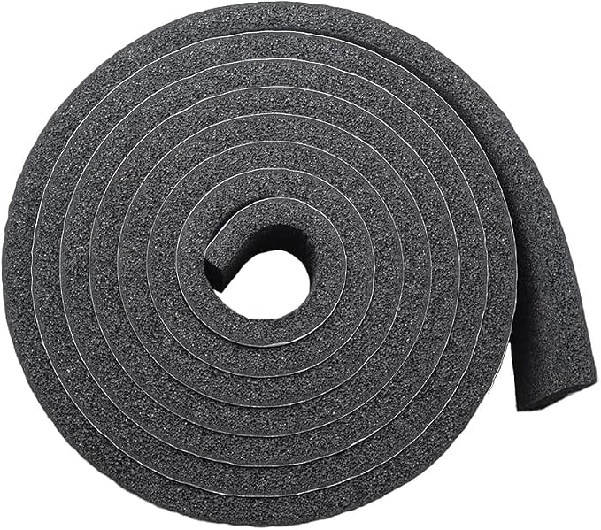 DOBTIM Pipe Insulation Foam Wrap Tape, Self Adhesive with High Resilience for Pipe Insulation Wrap 13 Ft Long x 3 Inch Wide x 1/5 Inch Thick