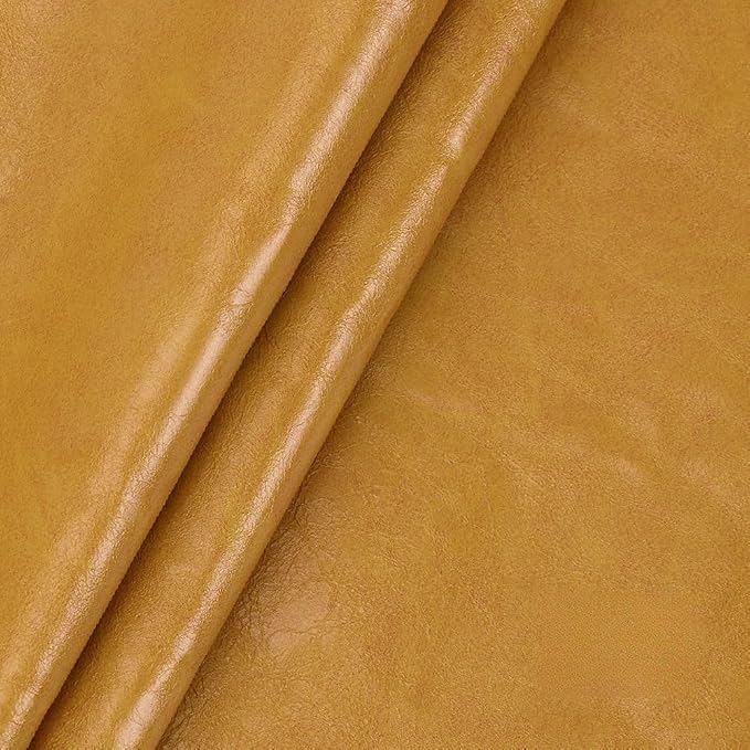 Leather Repair Patch Tape Kit,Self Adhesive Leather Repair Patch,Vinyl Repair Kit for Couches Boat Seats Furniture Cars Sofa Office Chair (Ginger,7.87"×54.33")