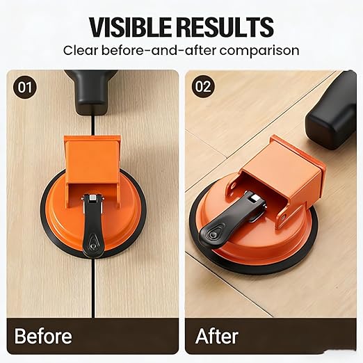 Floor Gap Fixer Tool, Heavy-Duty Laminate Floor Gap Repair Kit, Hardwood Floor Gap Filler, Vinyl Floor Scratch Repair Tool for Home Flooring Restoration (Orange+Green)