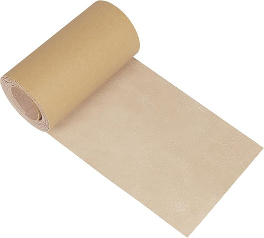 NPBAG Leather Repair Patch Kit 4 x 50 Inches, Self-Adhesive Leather Tape Upholstery Vinyl Sticker for Couches, Sofa, Furniture, Car Seats, Bags, Jackets (Crazy Horse)
