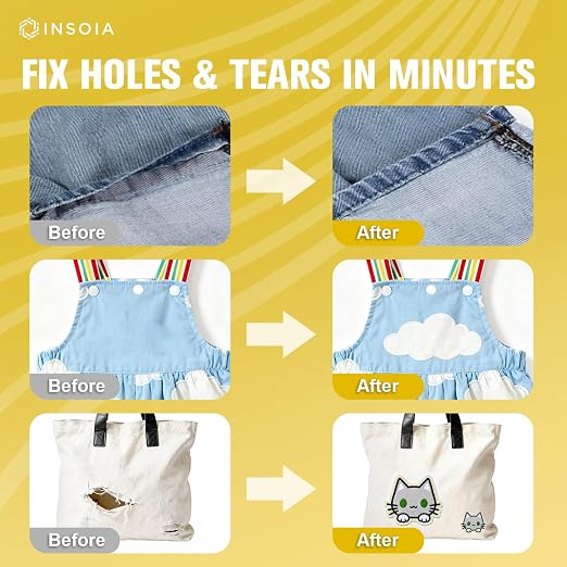 Fabric Glue Permanent, 29.5MLx2 Strong Washable Fabric Adhesive Dries Clear, Stitch Glue for Clothing Repair, Patches, Denim, Leather,Crafts,Rhinestones,Polyester,Upholstery,Clothes,Flannel & More